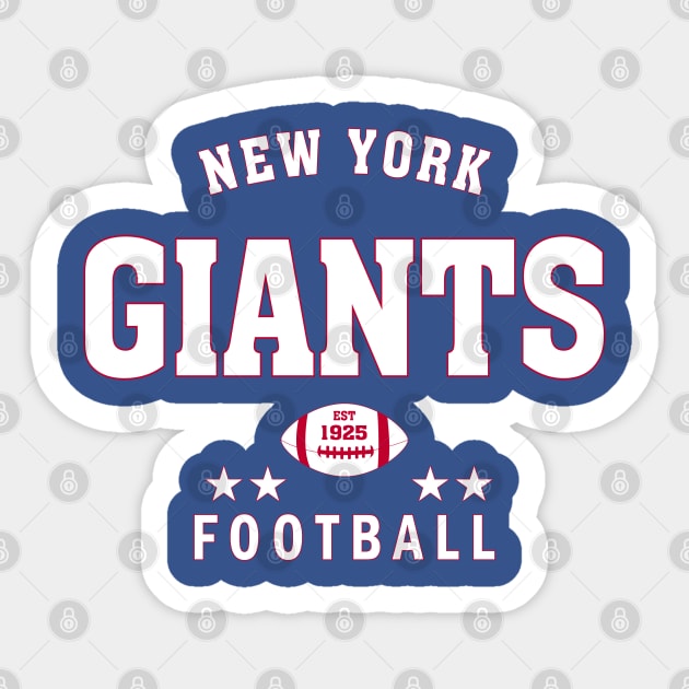 New York Giants (Football) Sticker by balibeachart